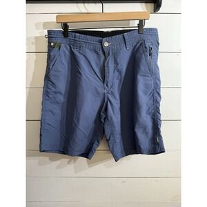 Howler Brothers Horizon Hybrid 2.0 Shorts Men's 34 Blue Nylon Ripstop Outdoor